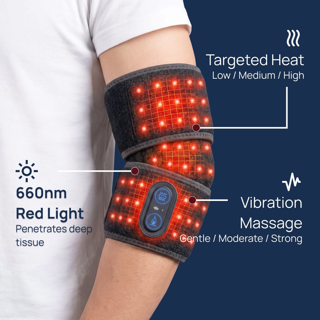 Tendova-Red Light Elbow Wrap